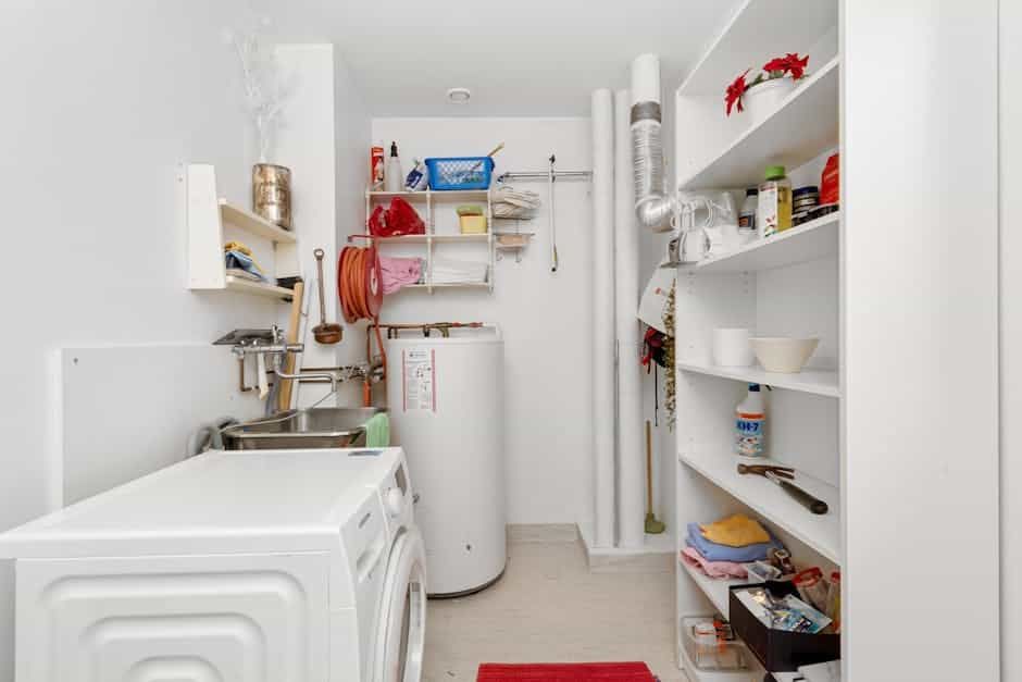 water heater strapped to wall in Southern California garage seismic safety